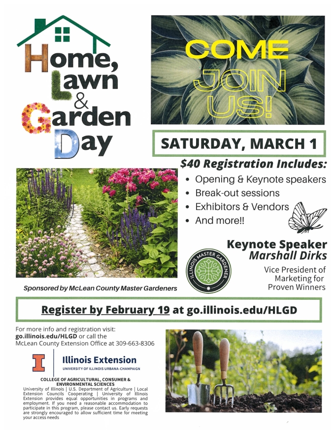 Home, Lawn & Garden Day March 1, 2025 flyer