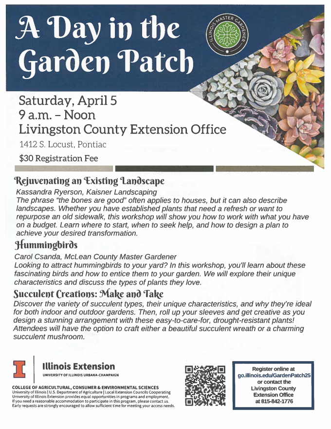 A day in the garden patch U of I flyer