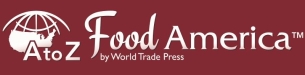 AtoZ Food America (by World Trade Press) logo banner