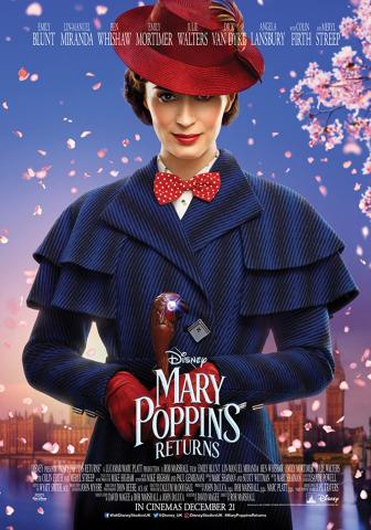 Movie poster for Mary Poppins Returns