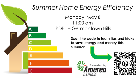 Graphic of an energy efficient home.