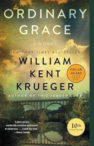 Book cover for "Ordinary Grace," by William Kent Krueger