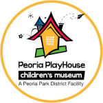 Peoria Park District Playhouse Children's Museum museum pass logo